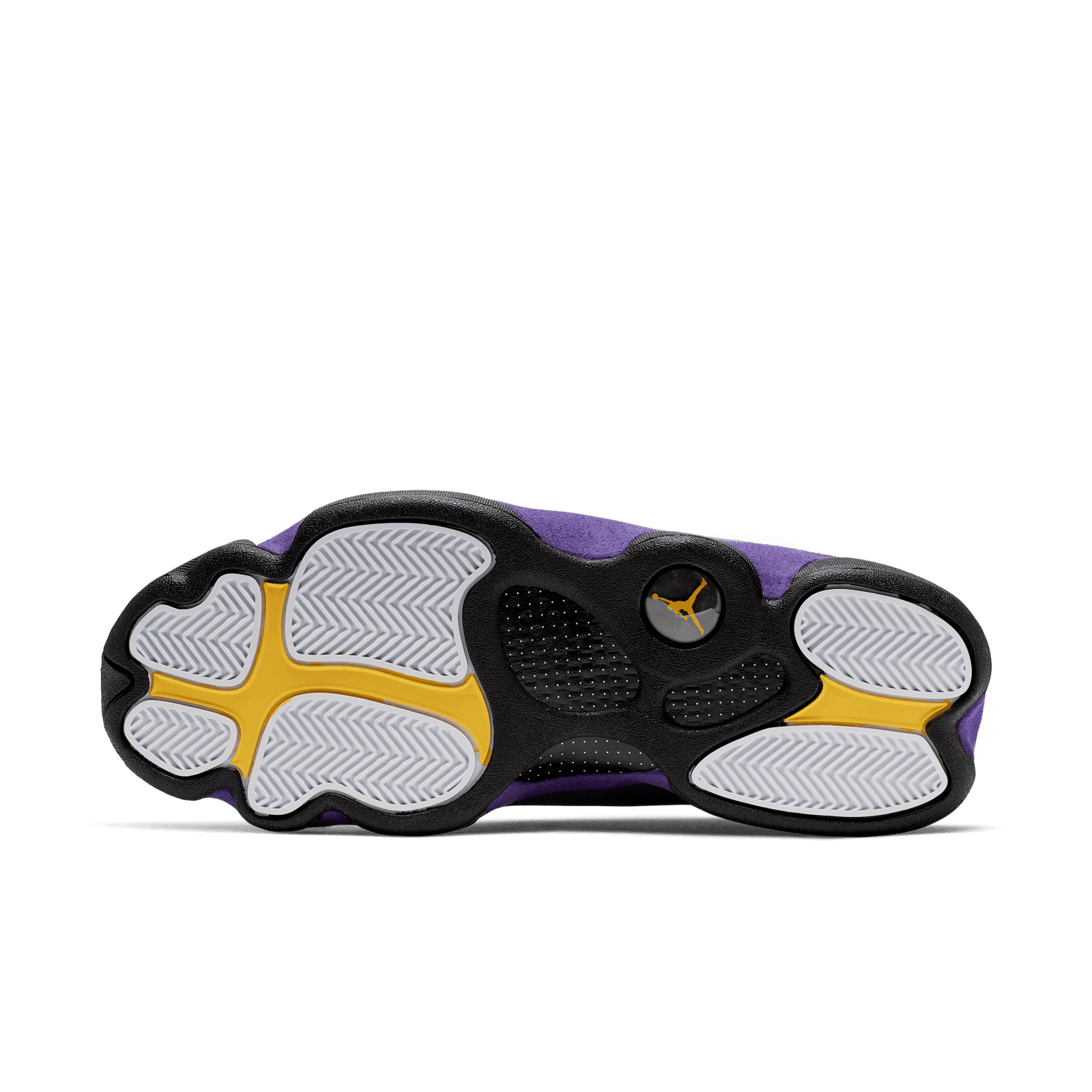 purple and yellow jordan 13
