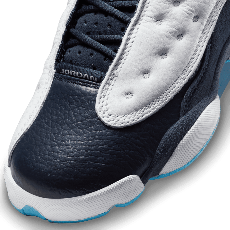 Air Jordan 13 Retro White Obsidian Powder Blue (GS) Angle 4