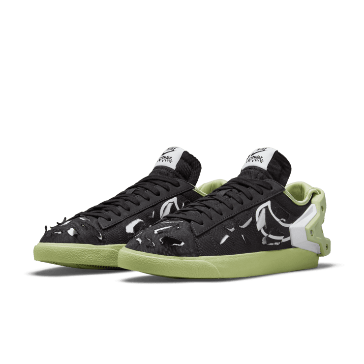 Nike Blazer Low ACRONYM Black Angle 2