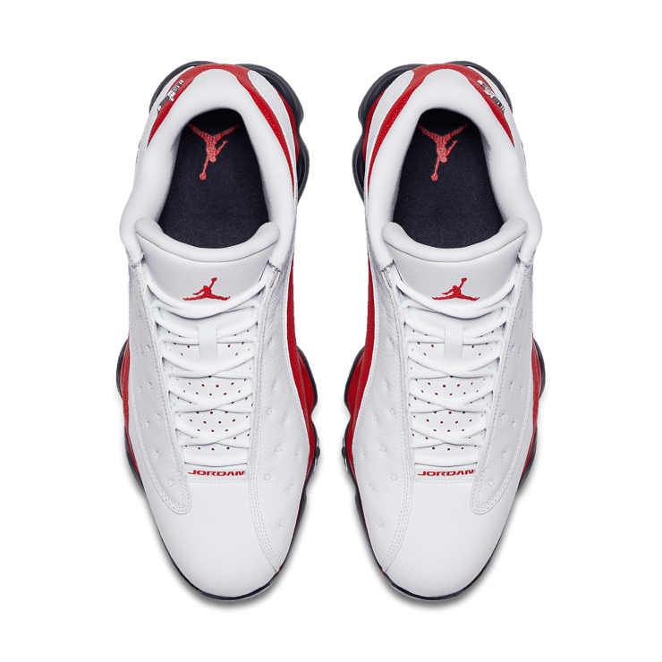 Air Jordan 13 Retro Golf Cleat White Red Angle 1