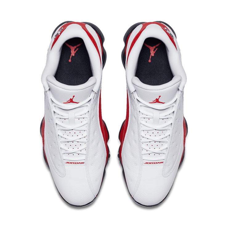 Air Jordan 13 Retro Golf Cleat White Red Angle 1