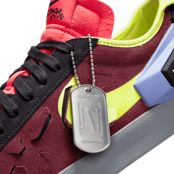 Nike Blazer Low ACRONYM Night Maroon Angle 11