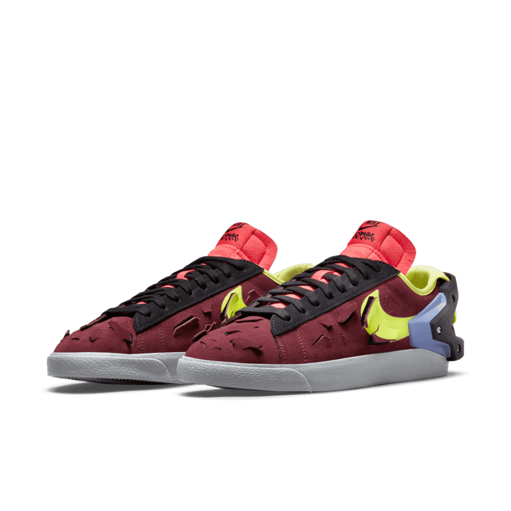 Nike Blazer Low ACRONYM Night Maroon Angle 2