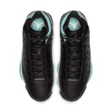 Air Jordan 13 Retro Black Island Green Angle 1