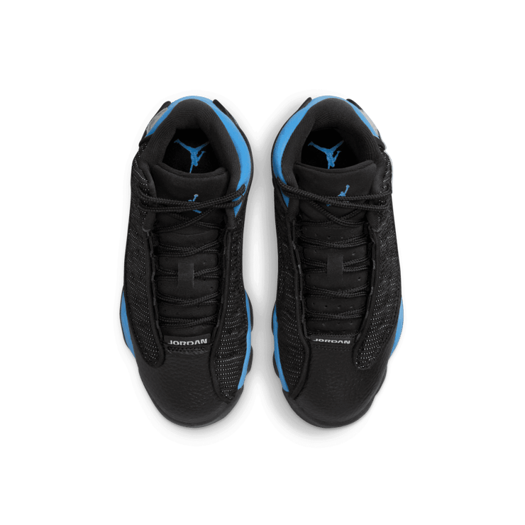 Air Jordan 13 Retro Black University Blue (PS) Angle 1