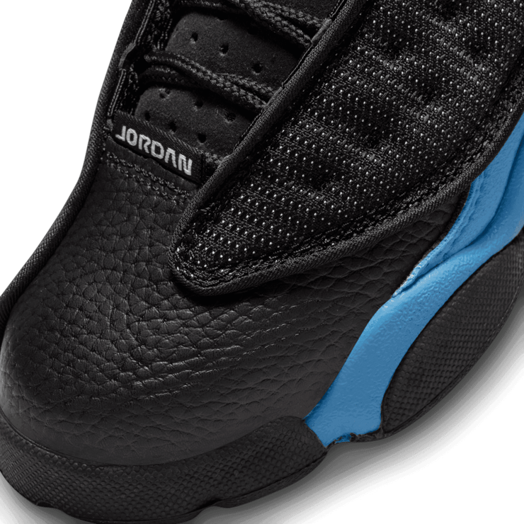 Air Jordan 13 Retro Black University Blue (PS) Angle 4