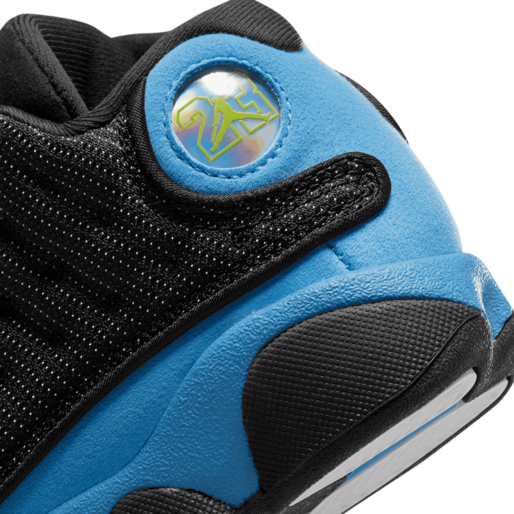 Air Jordan 13 Retro Black University Blue (PS) Angle 5