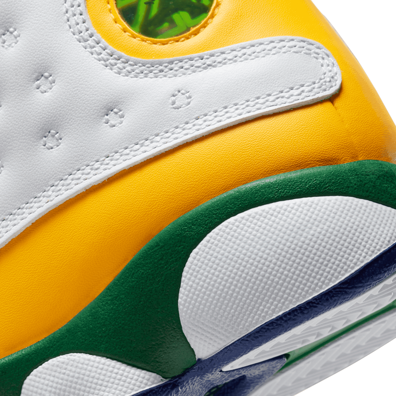 jordan 13 yellow and green