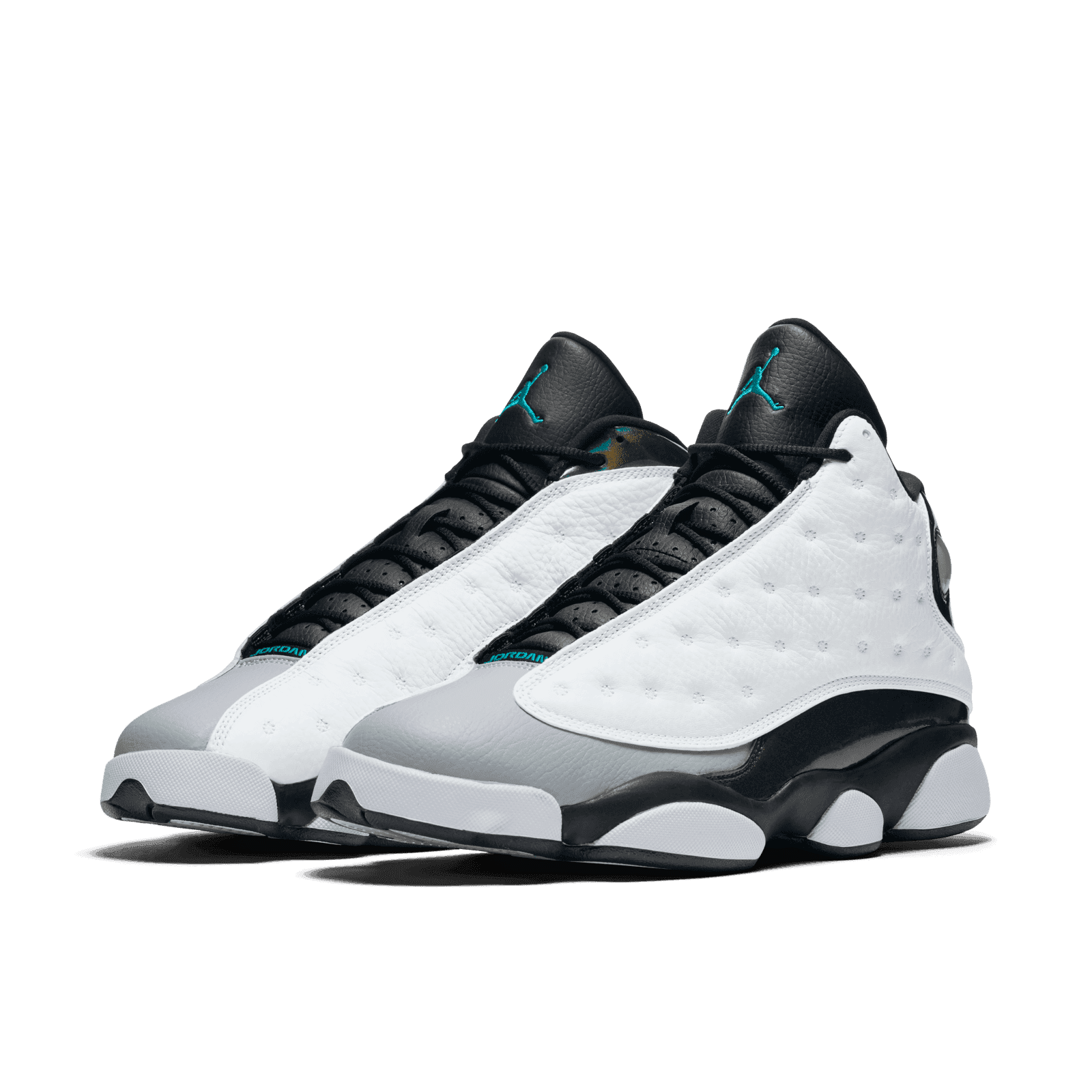 jordan 13 black white grey