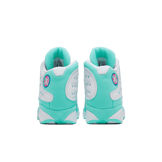 Jordan 13 Retro White Soar Green Pink (GS) Angle 3