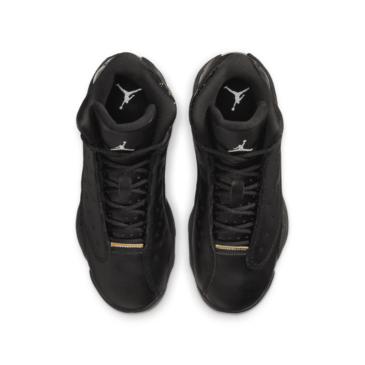 Air Jordan 13 Retro Black Metallic Gold (GS) Angle 1