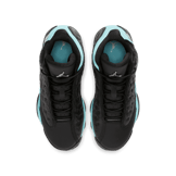 Jordan 13 Retro Black Island Green (GS) Angle 1