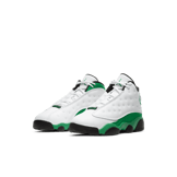 Air Jordan 13 Retro White Lucky Green (PS) Angle 2