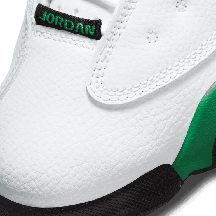 Air Jordan 13 Retro White Lucky Green (PS) Angle 4