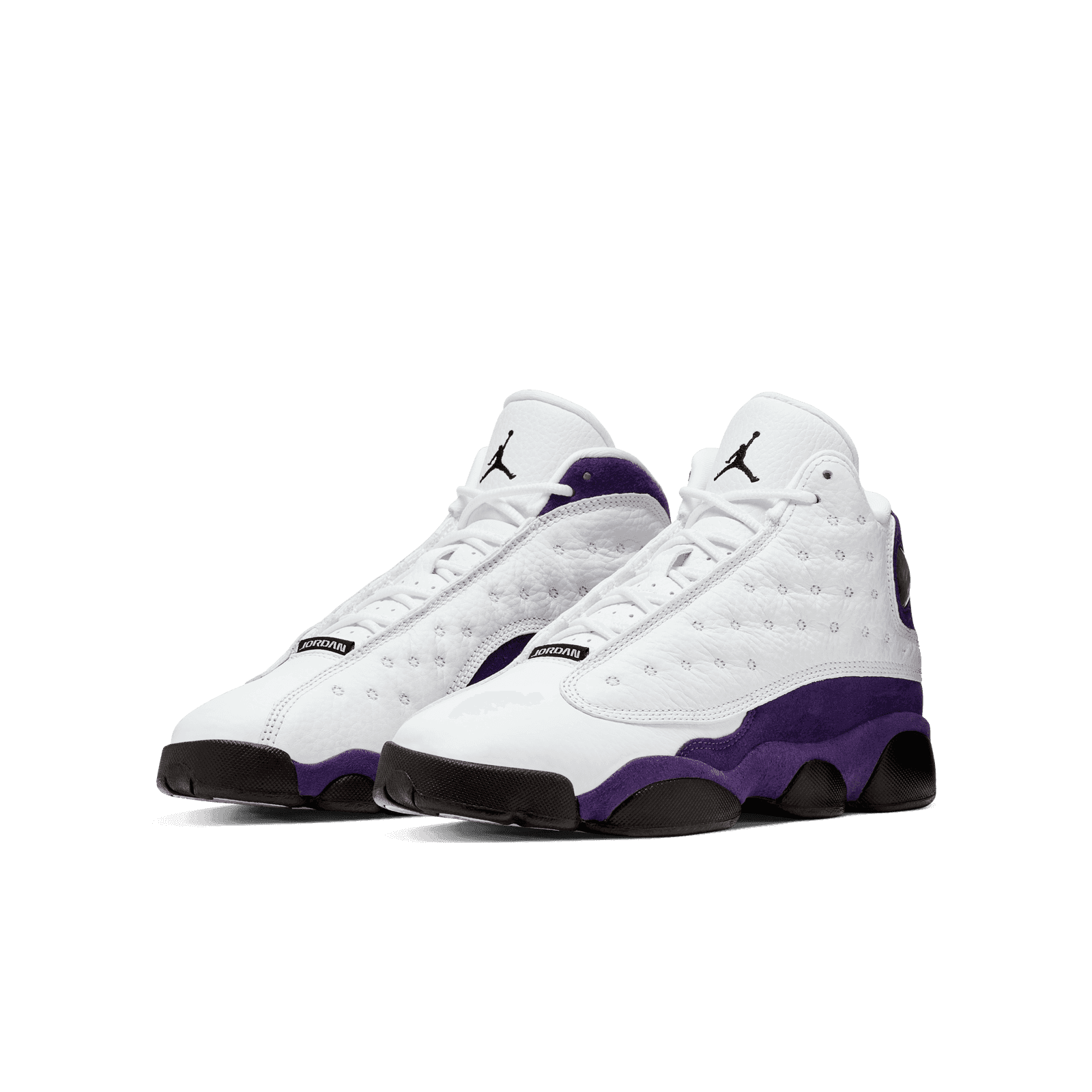 jordan 13 purple and gold
