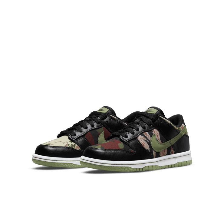 Nike Dunk Low Crazy Camo (GS) Angle 2