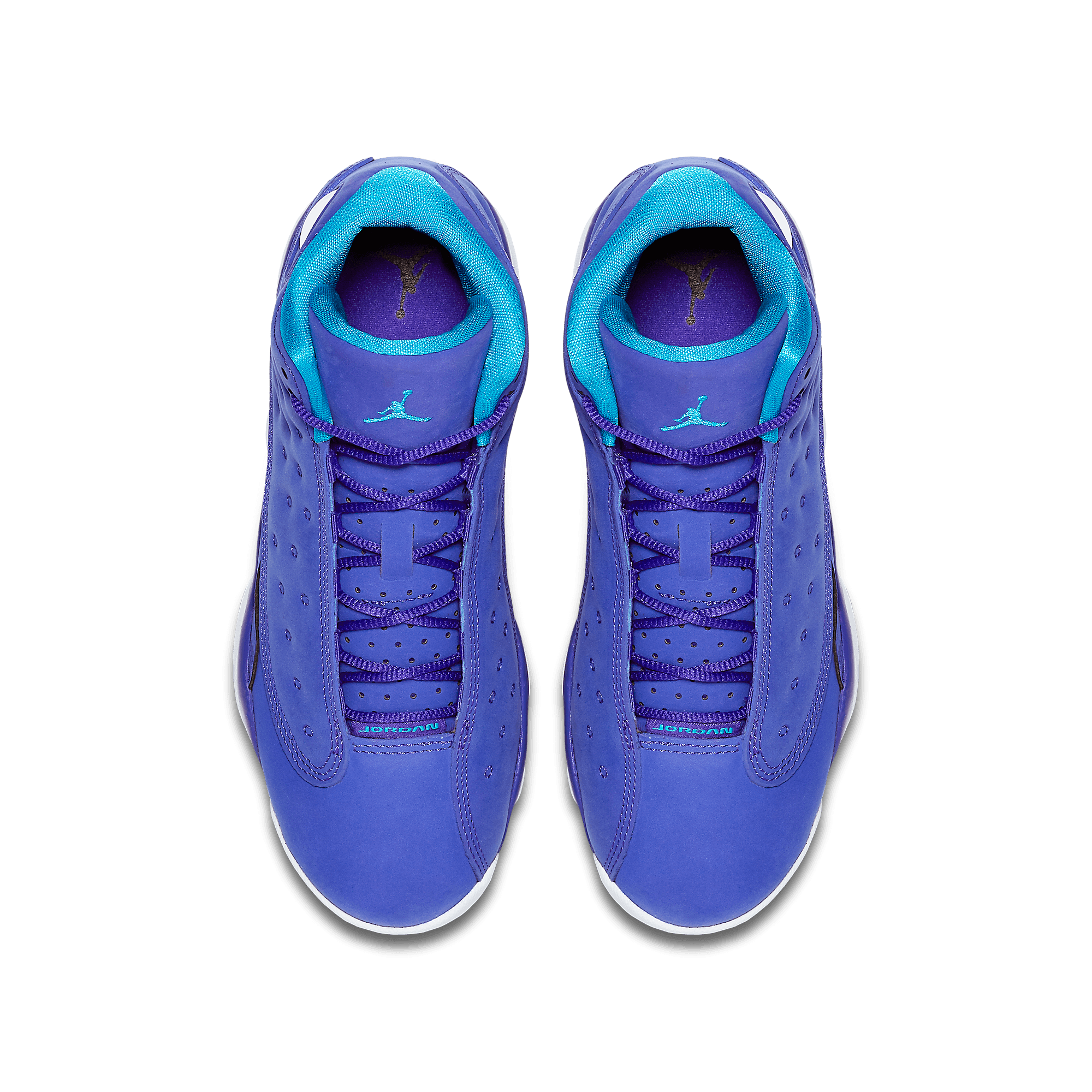 jordan 13 purple and blue