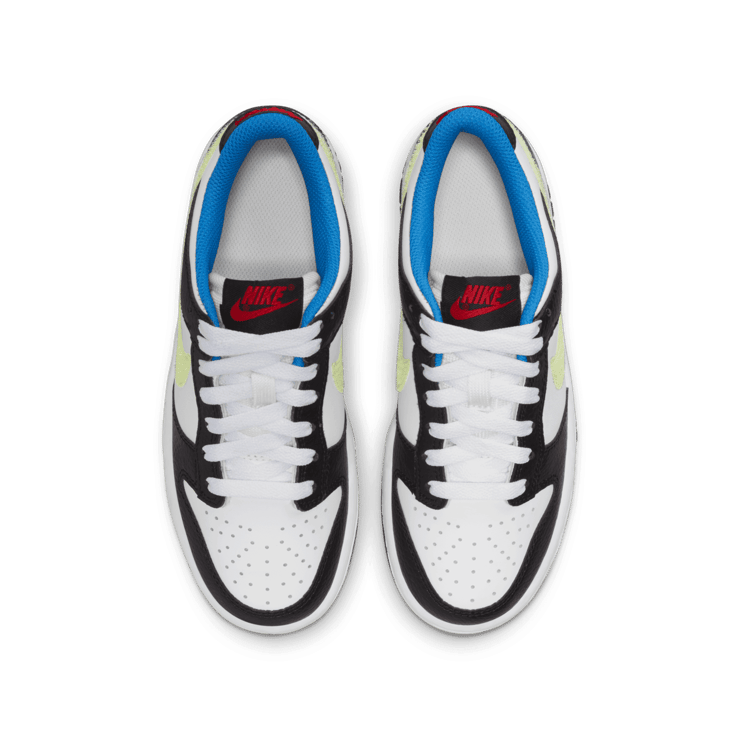 Nike Dunk Low Signal Blue Lemon Twist (GS) Angle 1
