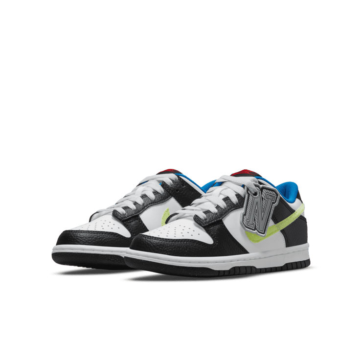 Nike Dunk Low Signal Blue Lemon Twist (GS) Angle 2