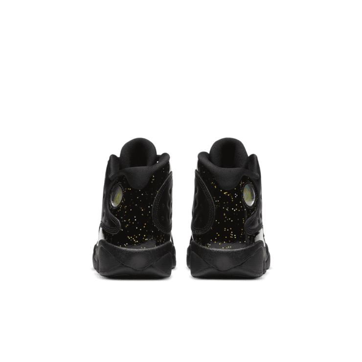 Air Jordan 13 Retro Black Metallic Gold (PS) Angle 3