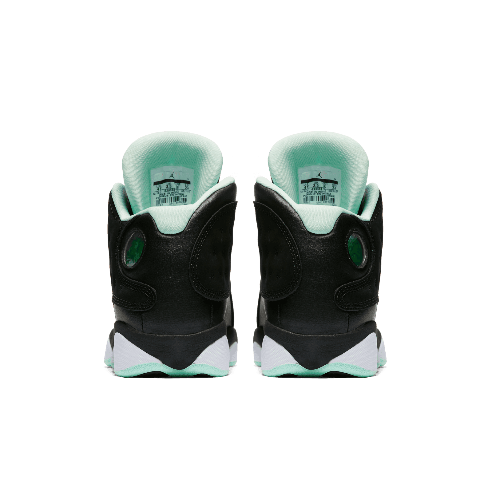 mint and black 13s