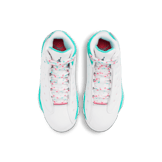 Air Jordan 13 Retro White Soar Green Pink (PS) Angle 0
