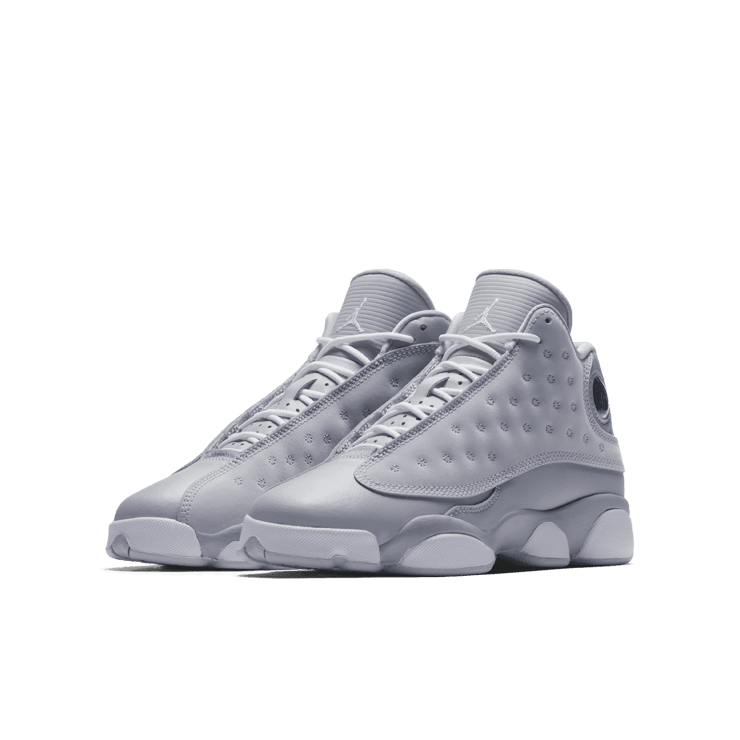 Air Jordan 13 Retro Wolf Grey Deadly Pink (GS) Angle 2