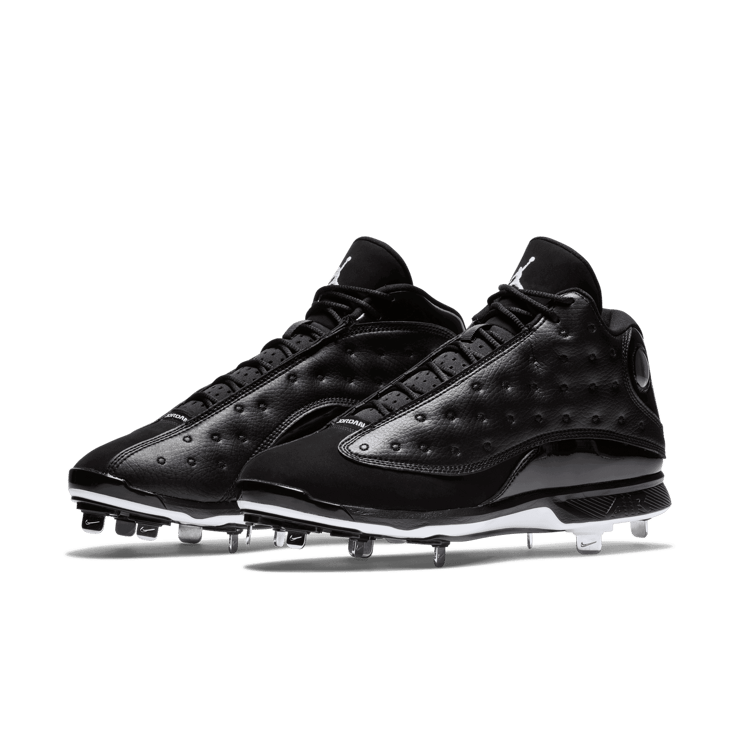 Air Jordan 13 Retro Metal Cleat Black Angle 2