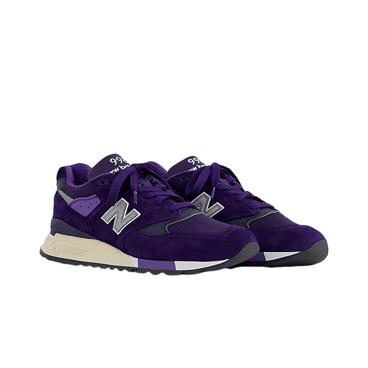 New Balance 998 Made In USA By Teddy Santis Plum Purple Angle 2