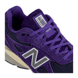New Balance 990v4 Made In USA By Teddy Santis Purple Suede Angle 4