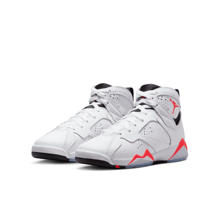 Air Jordan 7 Retro White Infrared (GS) Angle 2