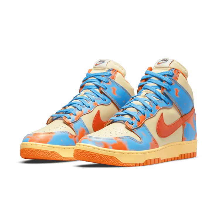 Nike Dunk High 1985 Acid Wash Orange Angle 2