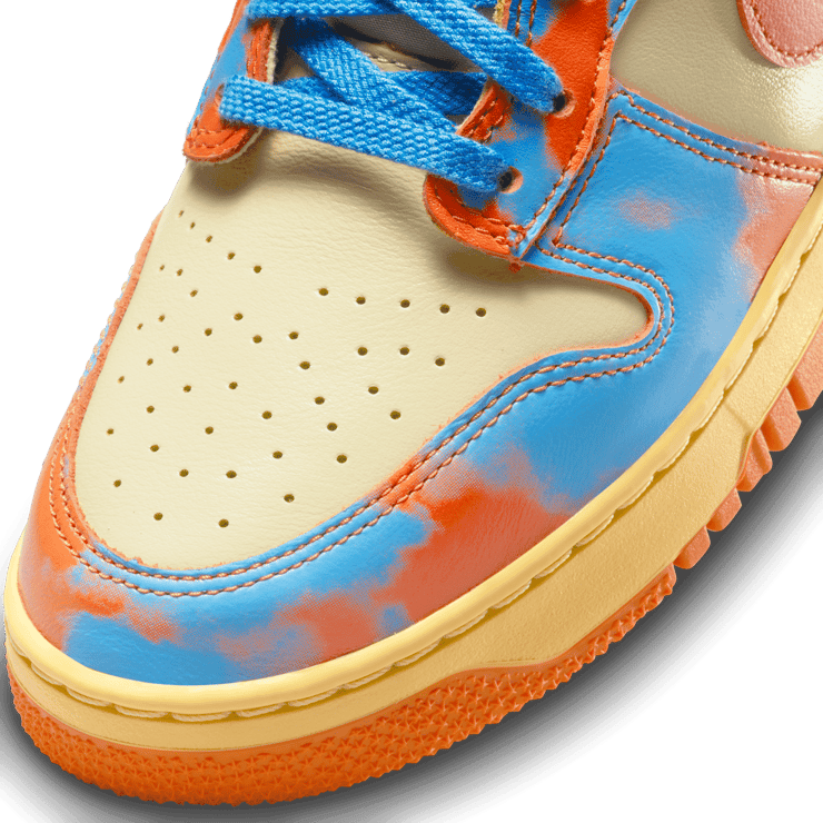 Nike Dunk High 1985 Acid Wash Orange Angle 4