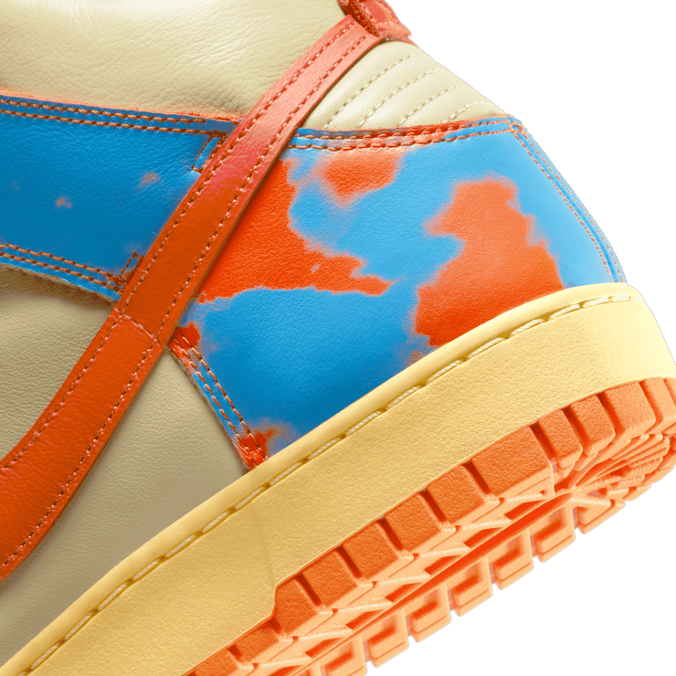 Nike Dunk High 1985 Acid Wash Orange Angle 5