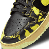 Nike Dunk High 1985 Acid Wash Yellow Angle 4