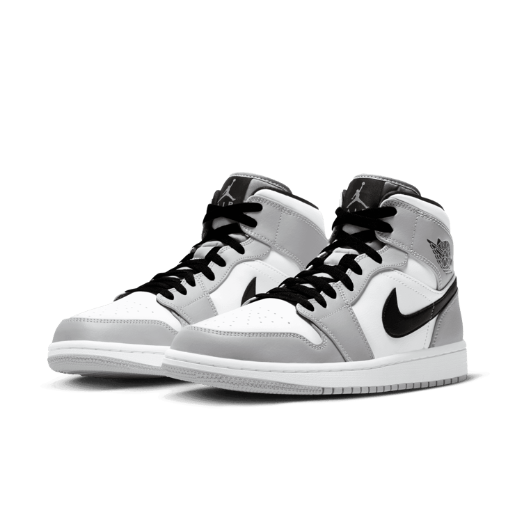 Air Jordan 1 Mid Light Smoke Grey 554724 092 Raffles Where to Buy