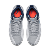 Air Jordan 12 Retro Grey University Blue Angle 1