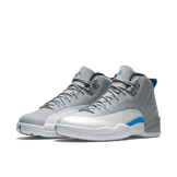 Air Jordan 12 Retro Grey University Blue Angle 2