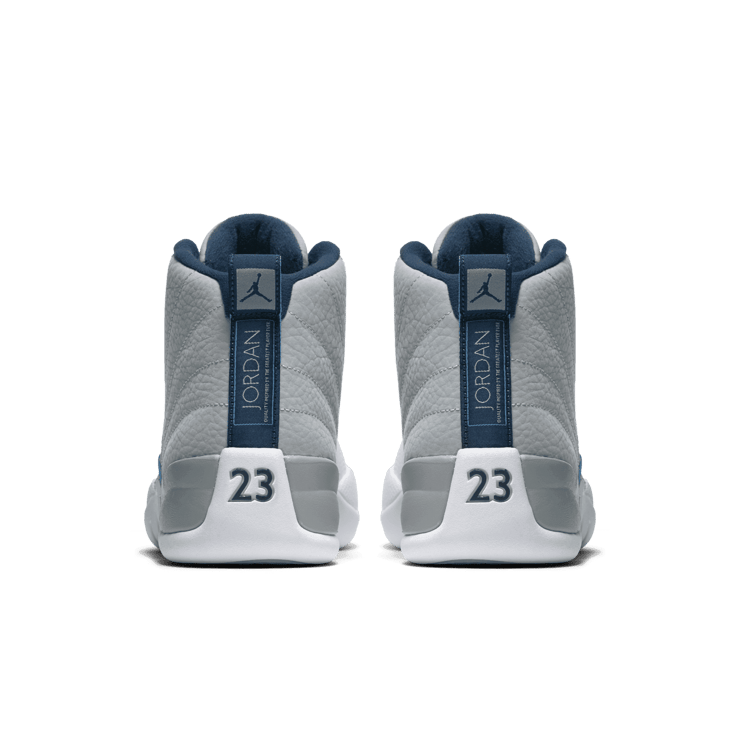 Air Jordan 12 Retro Grey University Blue Angle 3