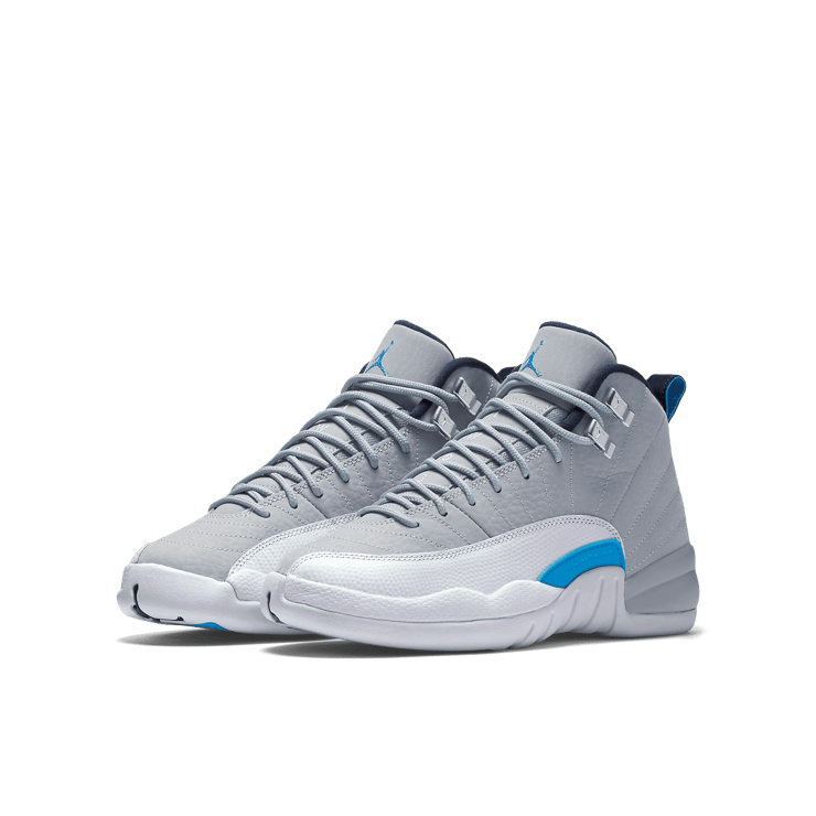 Air Jordan 12 Retro Grey University Blue (GS) Angle 2