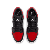 Air Jordan 1 Low Bred Toe (GS) Angle 1
