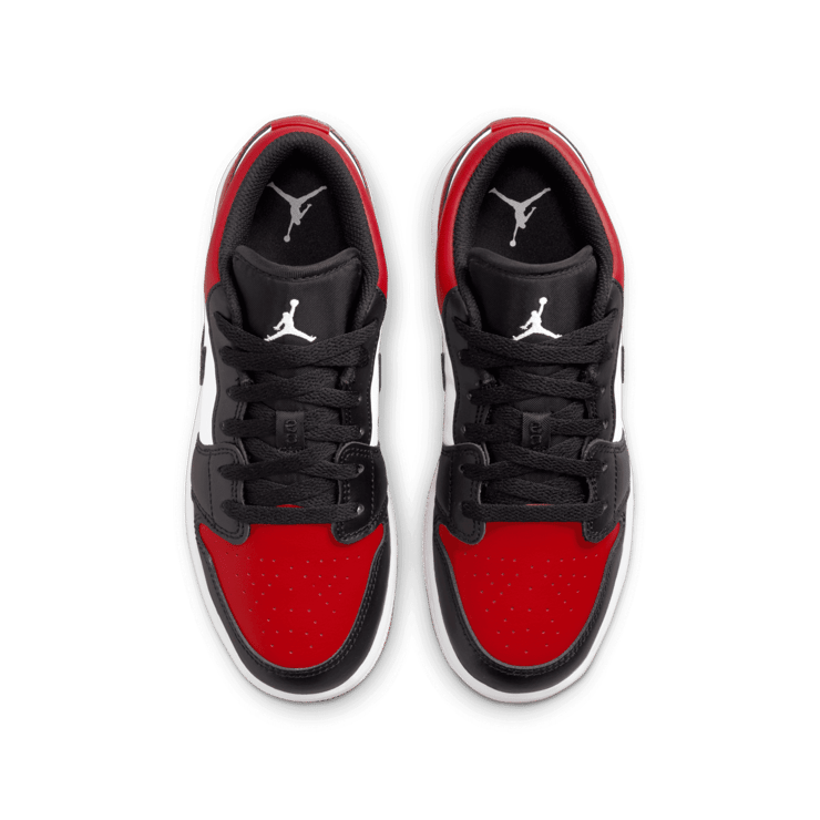 Air Jordan 1 Low Bred Toe (GS) Angle 1