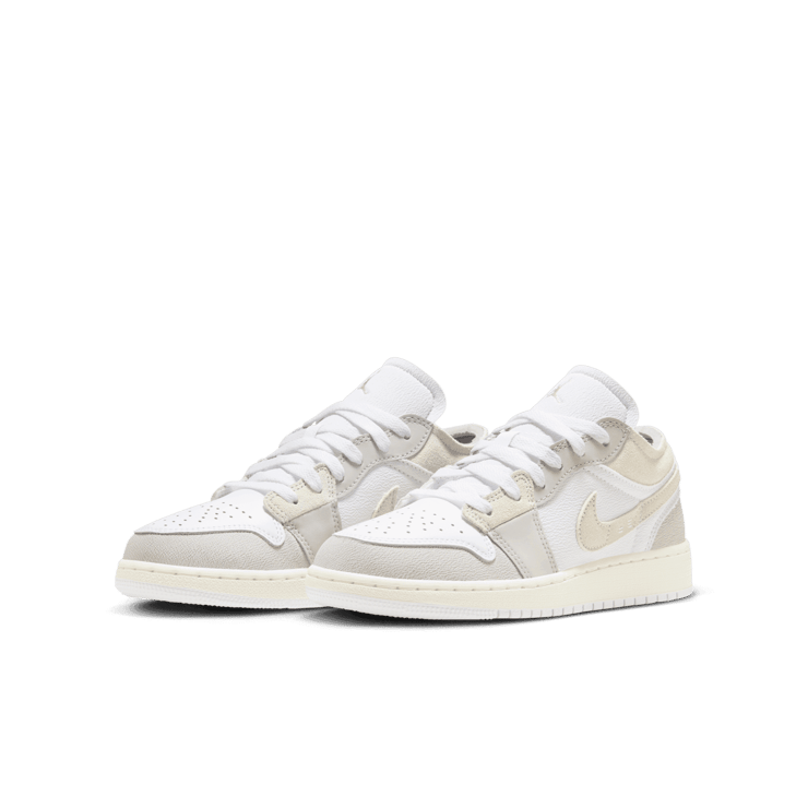 Air Jordan 1 Low SE Craft Inside Out Tech Grey (GS) Angle 2