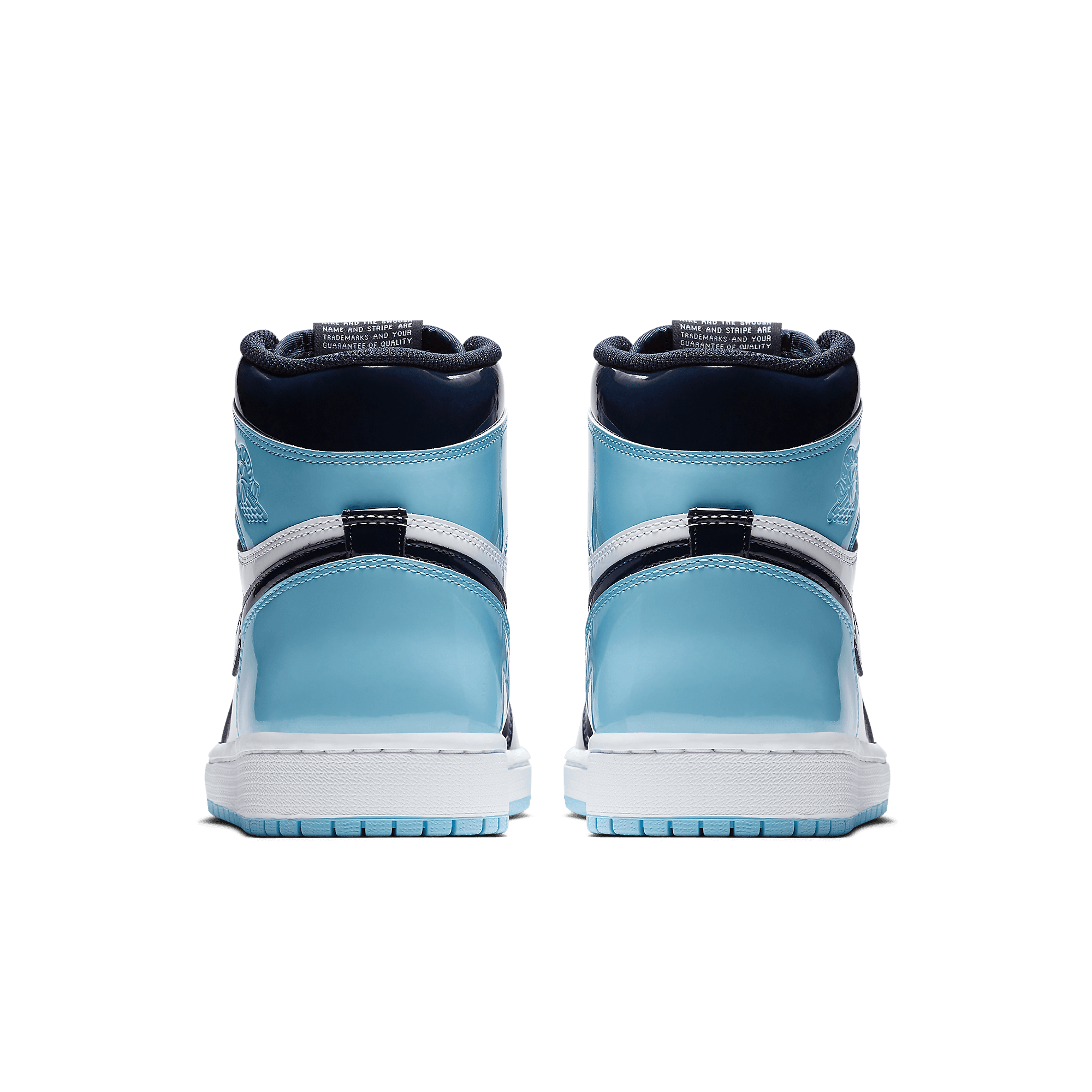 air jordan 1 unc patent blue