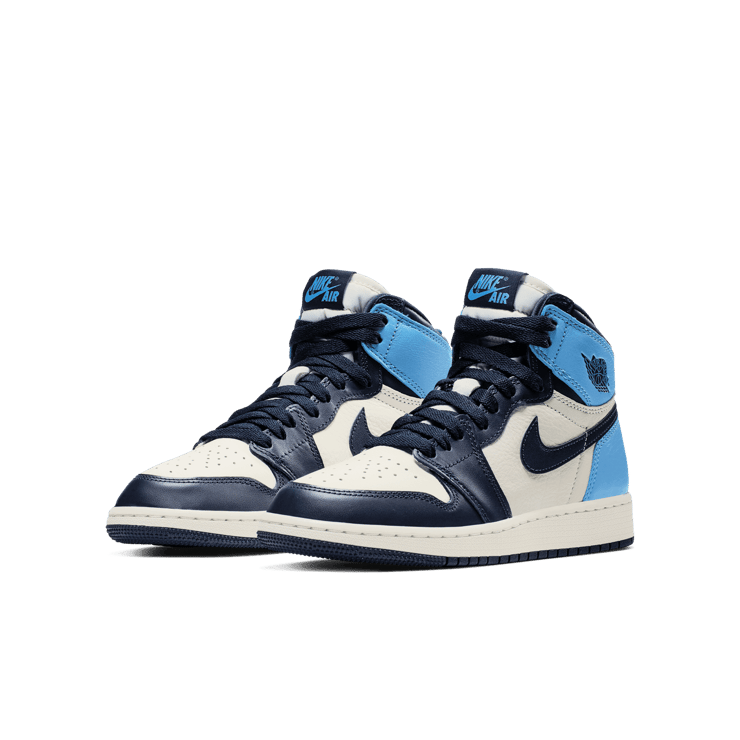 Air Jordan 1 Retro High Obsidian UNC (GS) Angle 2