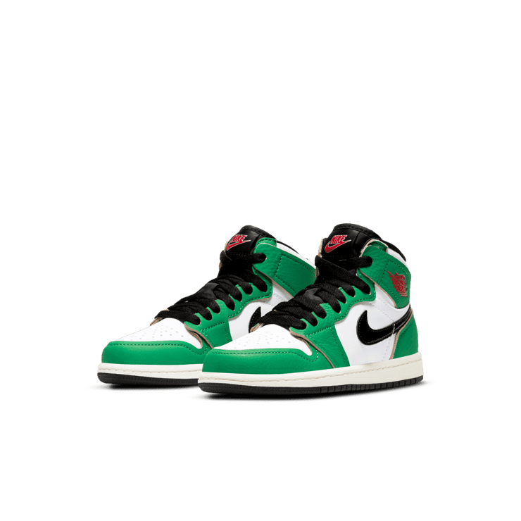 Air Jordan 1 Retro High Lucky Green (PS) Angle 2