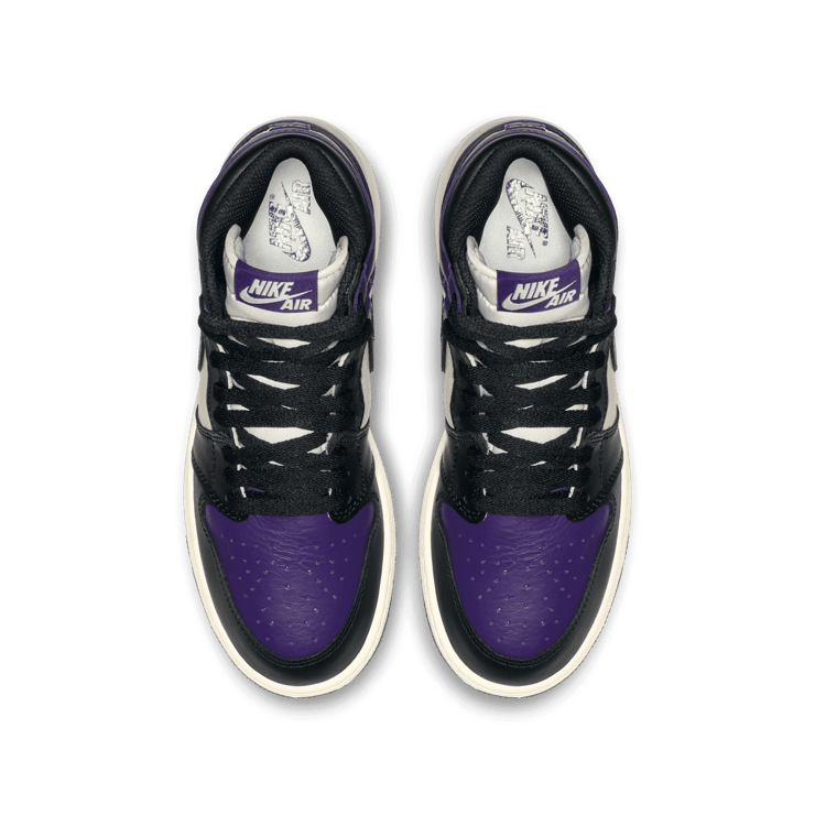 Air Jordan 1 Retro High Court Purple (GS) Angle 1