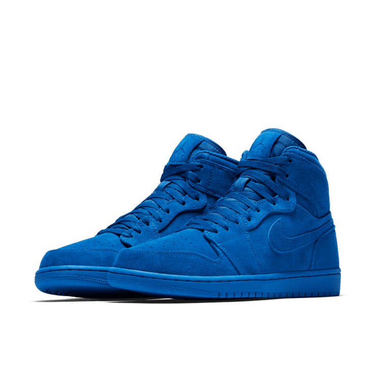 Air Jordan 1 Retro Blue Suede Angle 2