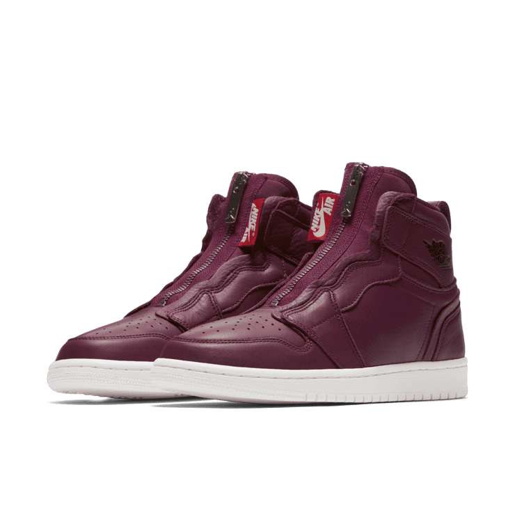 Air Jordan 1 Retro High Zip Bordeaux (W) Angle 2