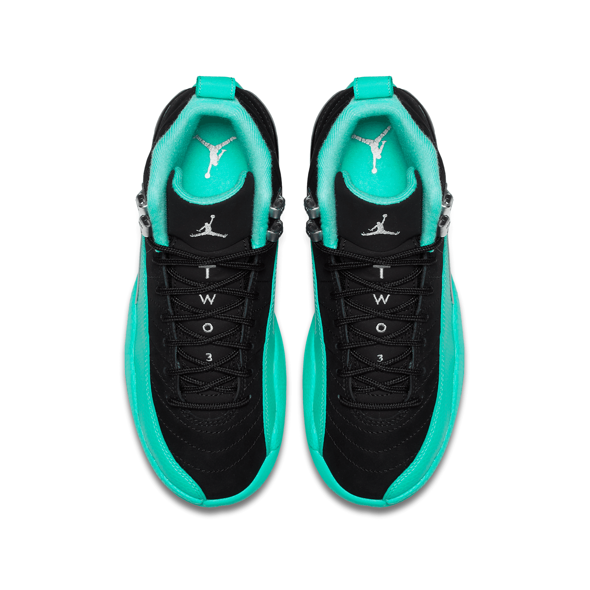retro 12 hyper jade
